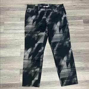 Elie Tahari Black and White Patterned Women Jeans 14